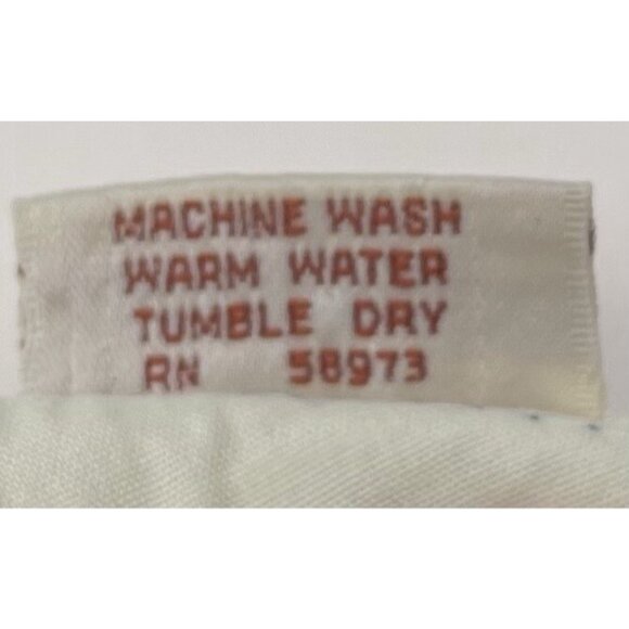 VTG CASUAL CORNER Womens SIZE 9 (26"x31") Navy High-Rise Flat Front CHINOS Pants - Picture 6 of 6